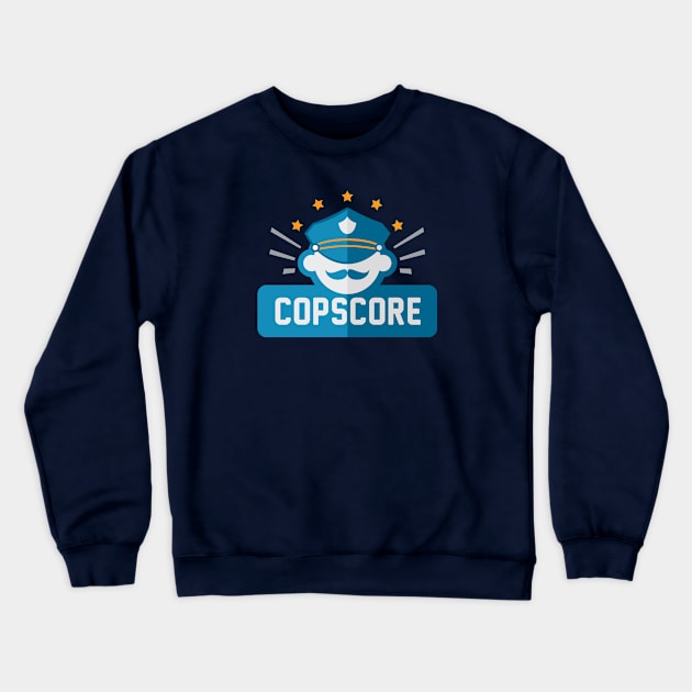 Cop Score Crewneck Sweatshirt by Toogoo